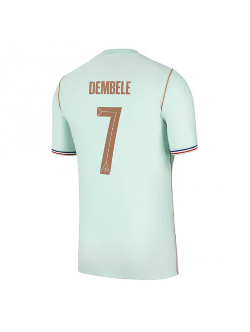Muži Futbalové oblečenie Francúzsko Ousmane Dembele #7 MS 2026 Krátky Rukáv - Preč Muži Futbalové oblečenie Francúzsko Ousmane Dembele #7 MS 2026 Krátky Rukáv - Preč